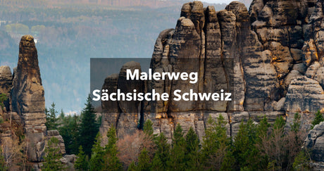 Felsige Berge: Malerweg Sächsische Schweiz